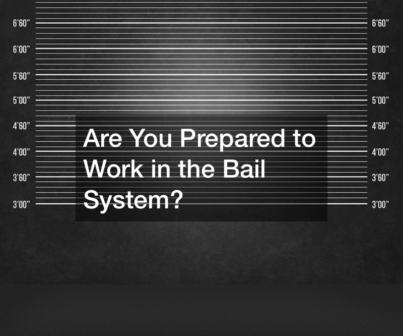 Are you prepared to work in the bail system?